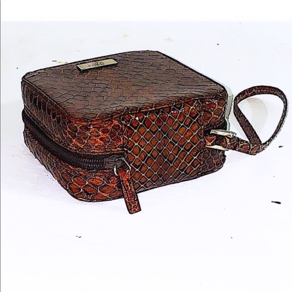 Authentic Gucci Tom Ford Rare Python Mini Vanity Case w/ Wrist Strap - Picture 5 of 12